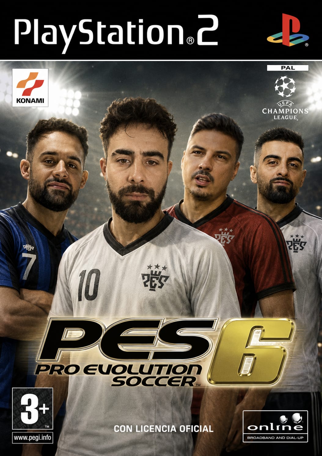 Carátula PES6 del torneo